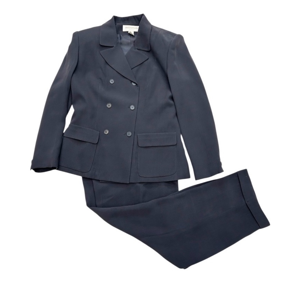 Jones New York Silk Grey Pantsuit